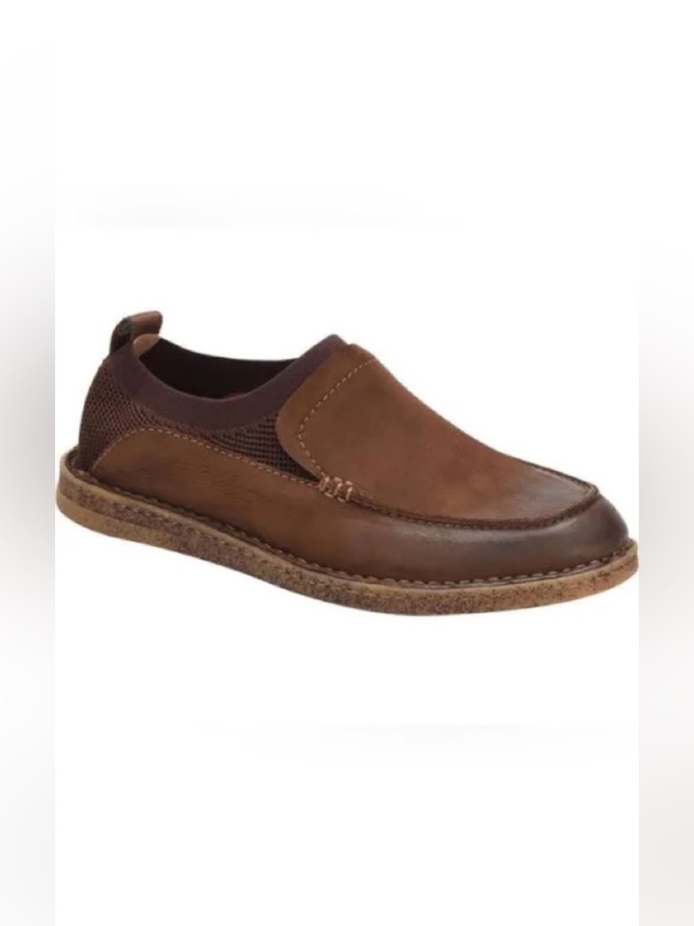 Born Samuel Leather Slip On Comfort Loafers Brown Men’s Size 13